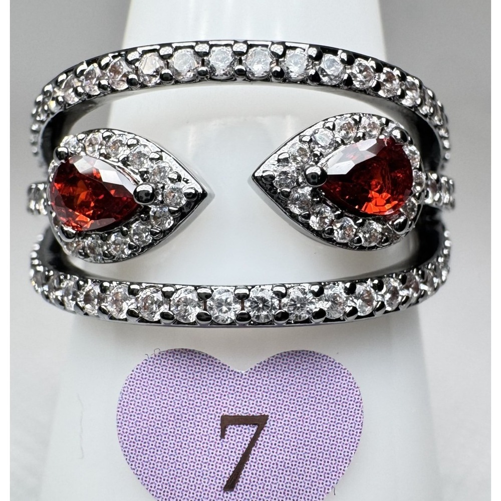 Size 7 Bomb Party January Ring - RG37787 Slay Mode: Activated - Hematite Plated